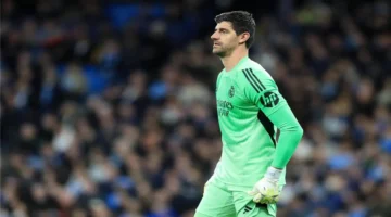 خارطة غياب كورتوا عن مباريات ريال مدريد القادمة في مختلف المسابقات المحلية والقارية